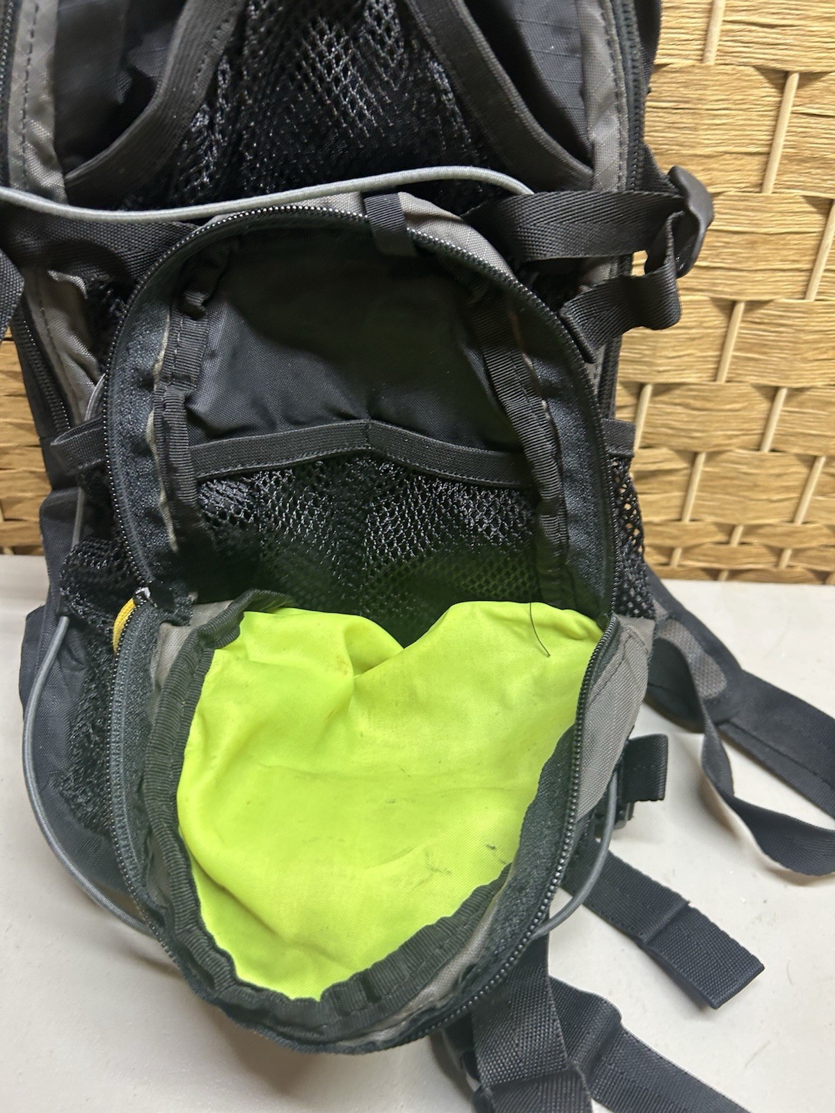 Camelbak M.U.L.E Mule Hydration Hiking Mountain Biking Backpack Gray No Bladder