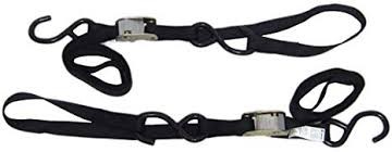 Kawasaki OEM 49380-11 Ancra Integra Classic Tie-down Set Black