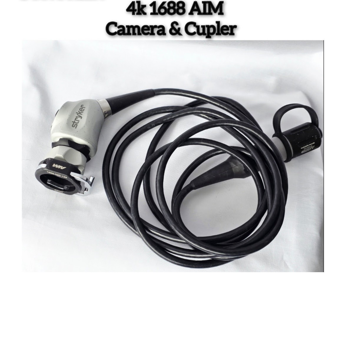 Stryker 1688 AIM 4K Camera & Coupler 1688-020-122 for Arthroscopy Laparoscopy