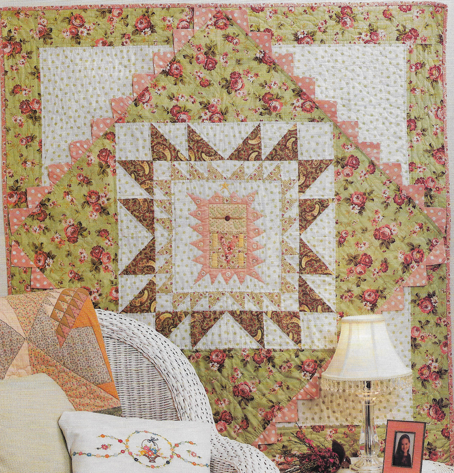 A Place in My Heart Wall Quilt quilting pattern instructions