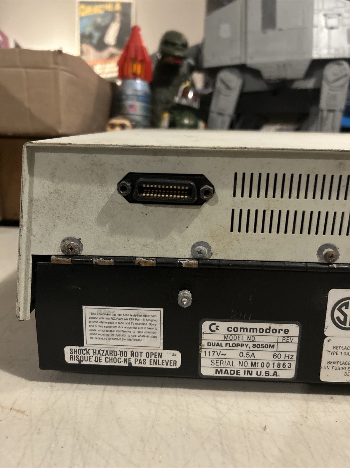 Commodore CBM 8050 Dual Floppy Disk Drive Dual Drive Powers On Untested PET