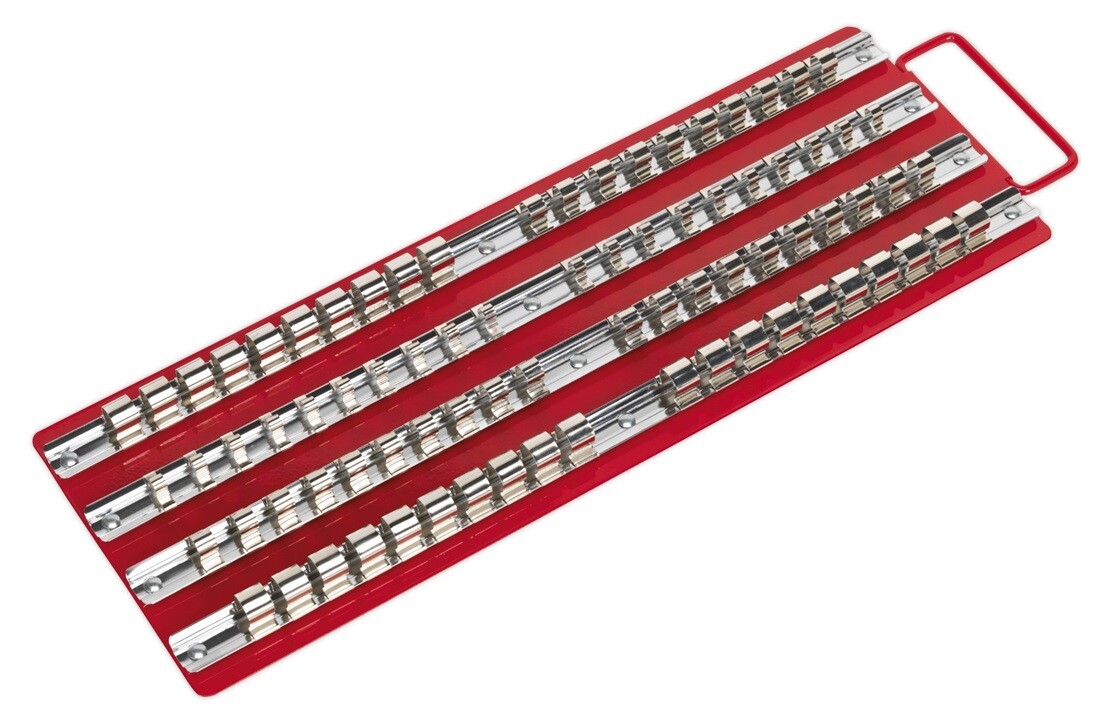 Britool Hallmark HMST80 80 Piece 1/4", 3/8" & 1/2" Socket Tray Rack