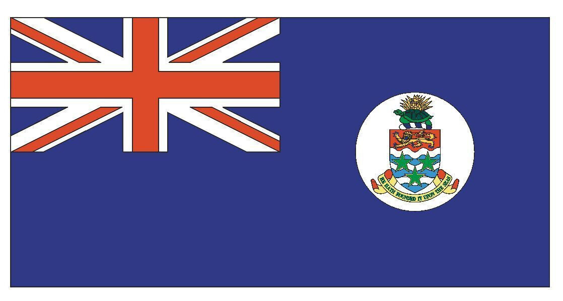 Cayman Islands Flag Sticker Decal