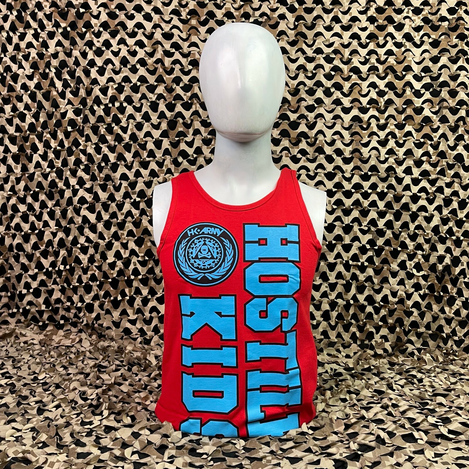NEW HK Army Hostile Kids Paintball Tank Top - Red - Small