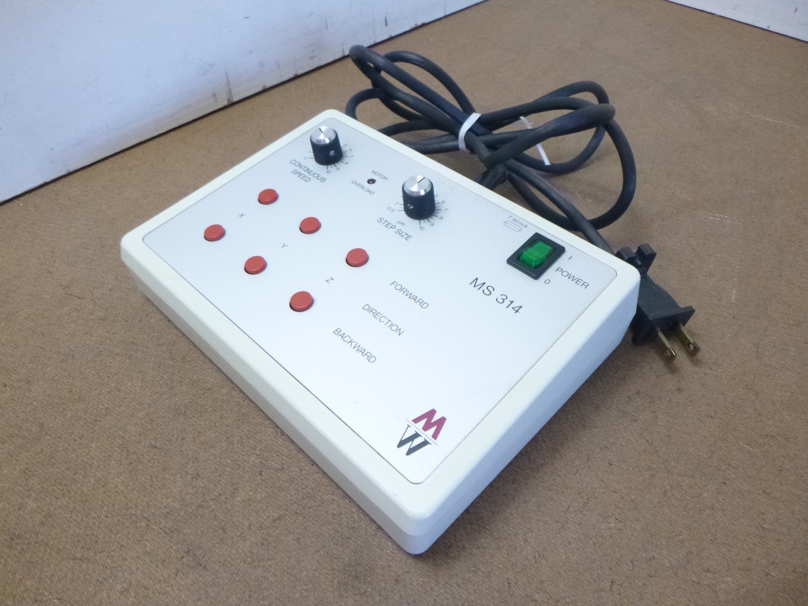 MW Marzhauser Wetzlar MS 314 Motorized Micromanipulator Controller