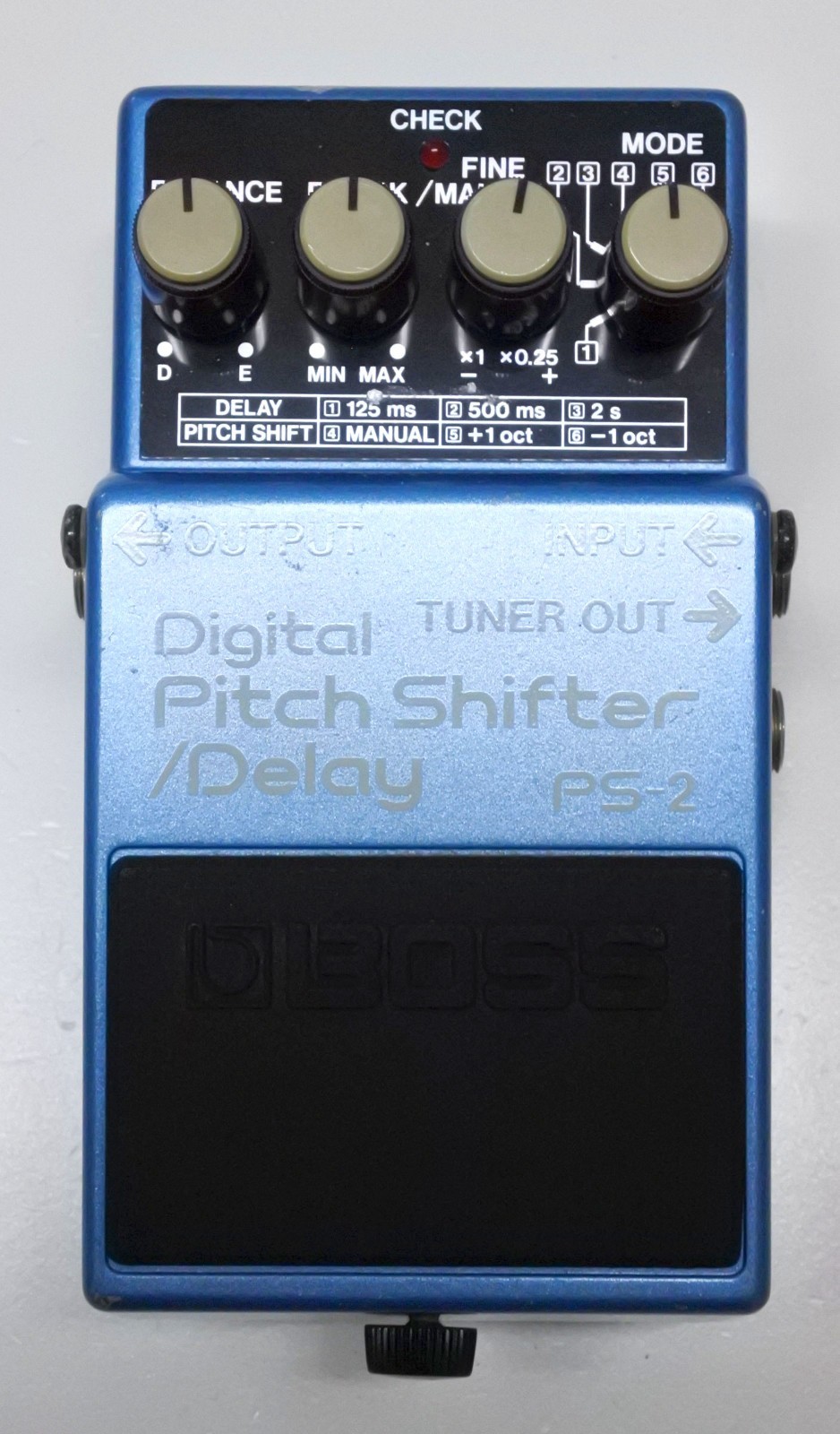 BOSS PS-2 Digital Pitch Shifter Delay Guitar Effects Pedal MIJ 1989 #197 DHL EMS