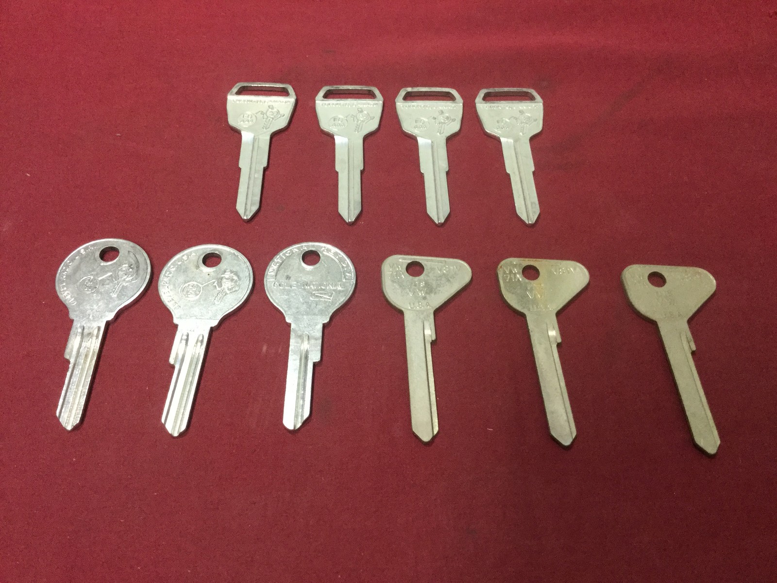 Volkswagen VW25, FO153 & FO444 by Cole Key Blanks, Set of 10 - Locksmith
