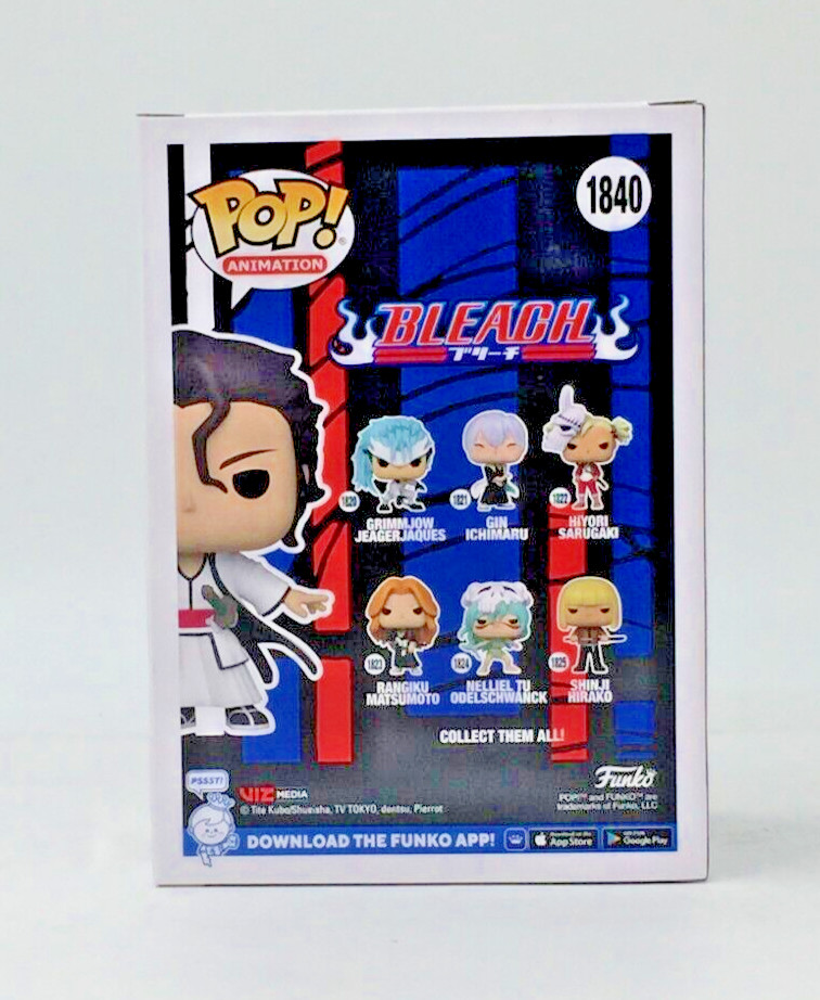 Funko Pop! Bleach Sosuke Aizen #1840 Funko Special Edition With Protector