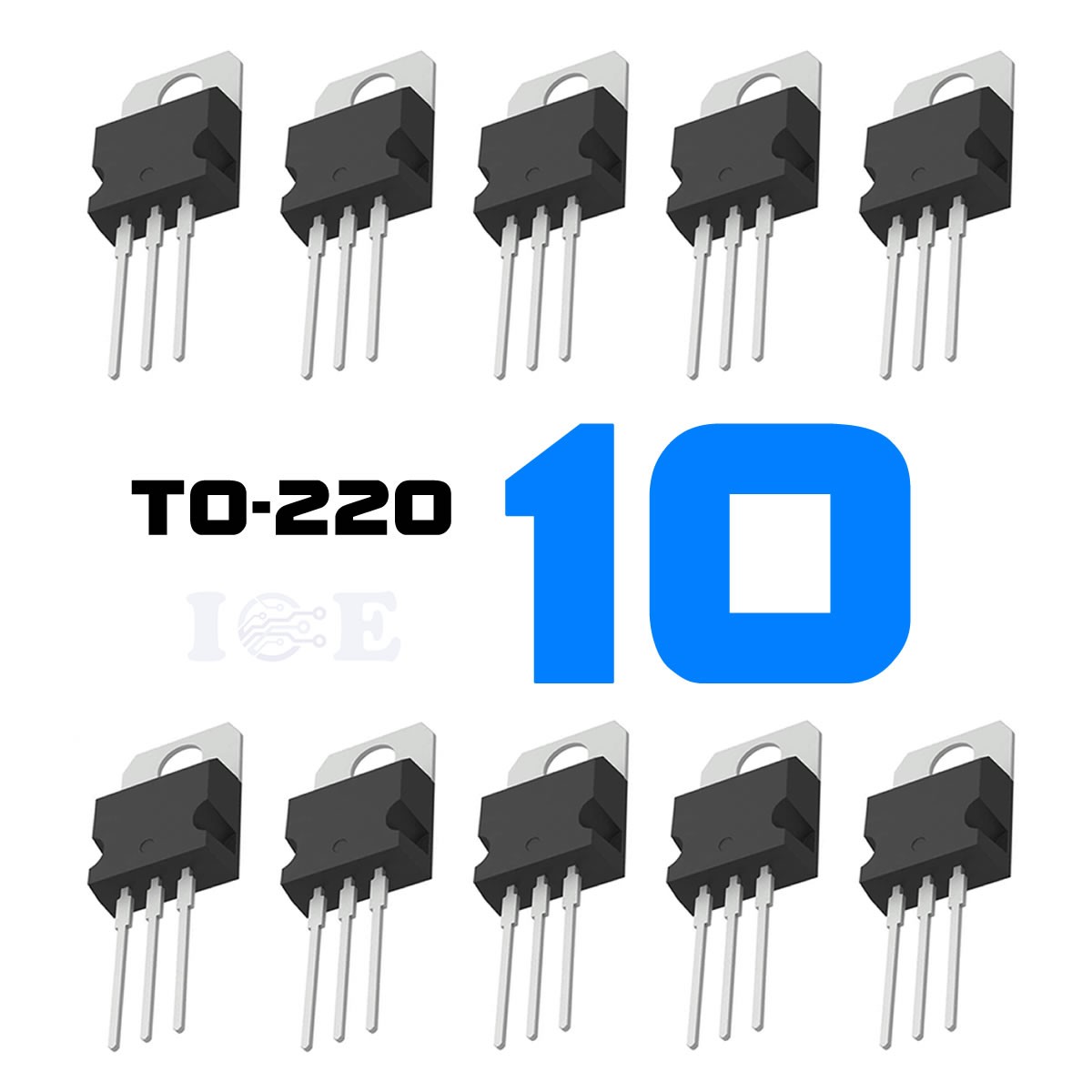 10Pcs IRF540N Mosfet N-Channel IR Power Transistor 33A 100V TO-220 IRF540