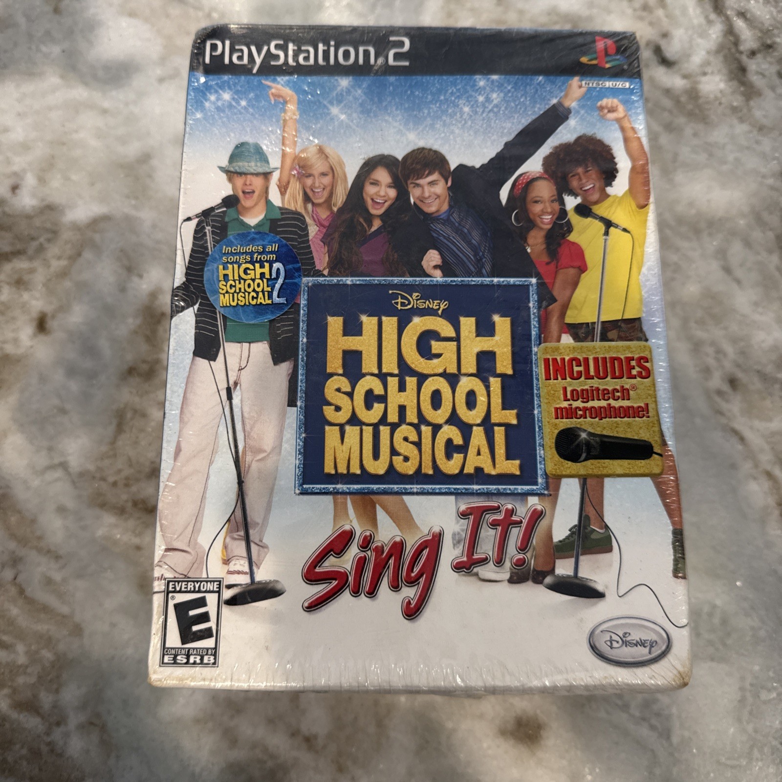 High School Musical Sing It! Sony Playstation 2 PS2 w/Microphone - NEW SEALED
