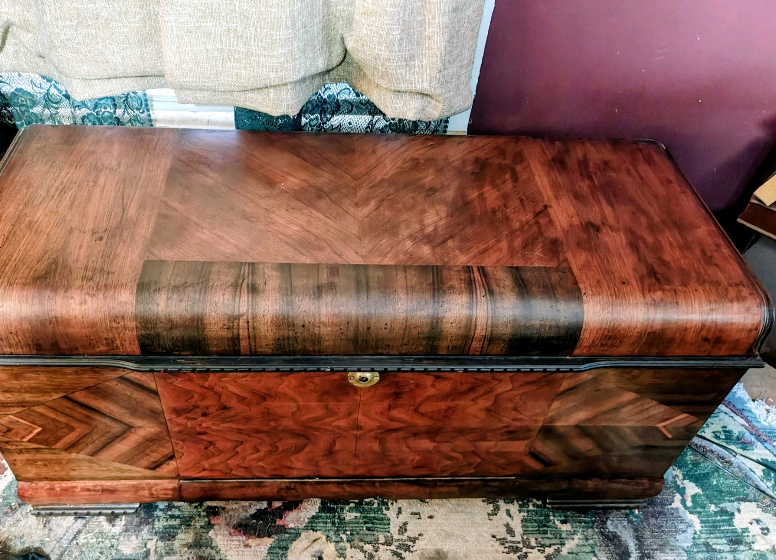Vintage Lane Cedar Chest. Latching Hook Removed. Child Safe.