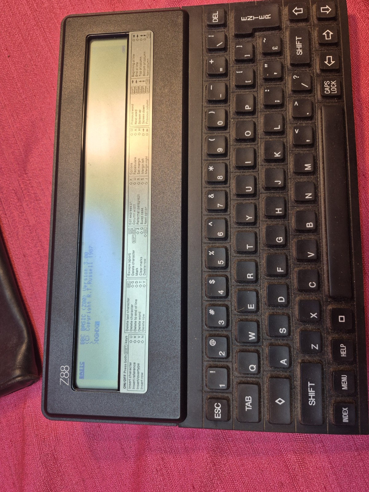 Vintage Cambridge Computer Z88 Portable Laptop Notebook Tested Working Sinclair