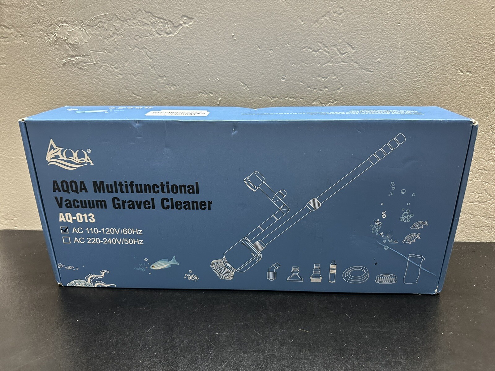 AQQA Vacuum Gravel Cleaner Multifunctional AQ-013 All Water Types New Open Box