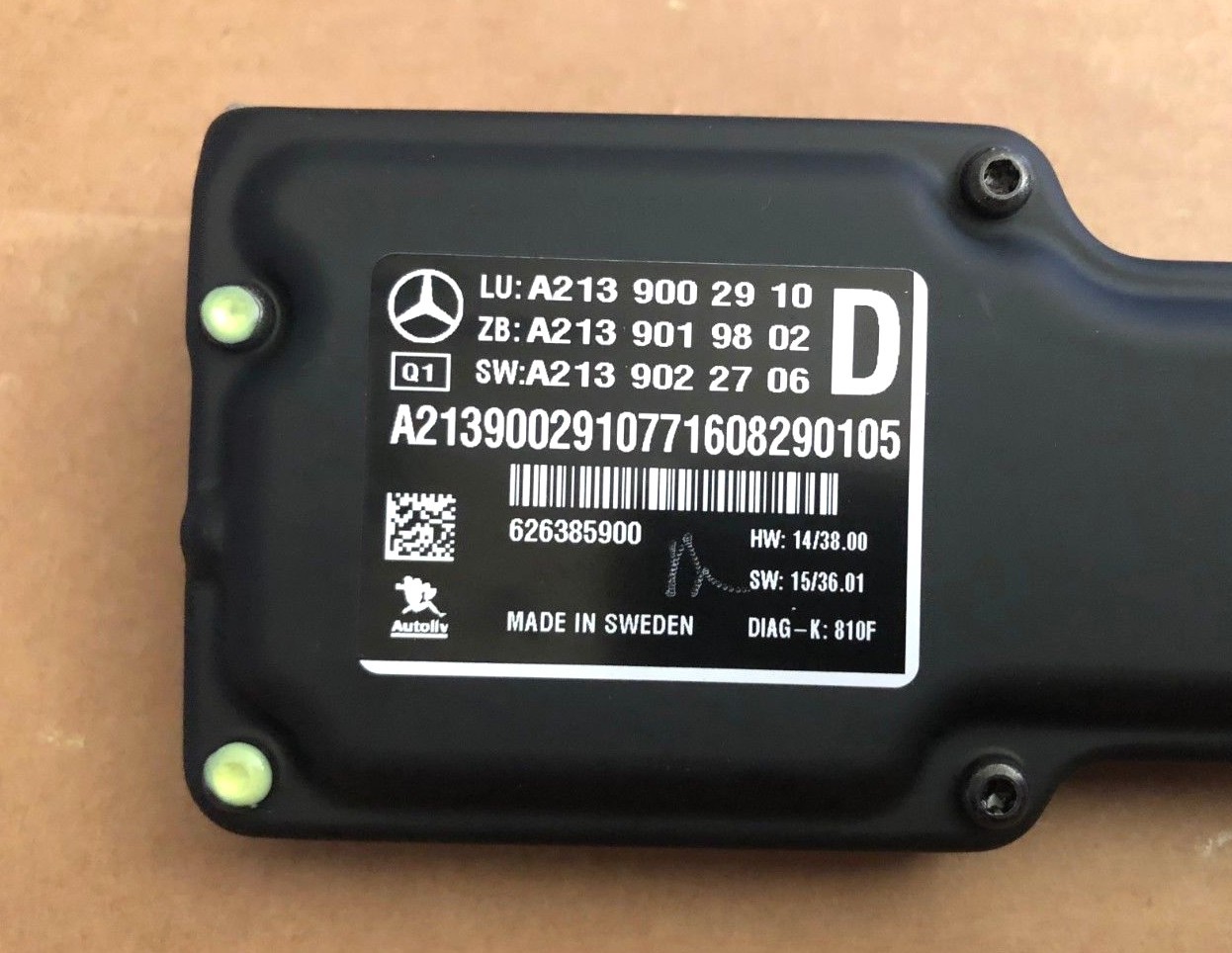 2017 Mercedes E300 E400 E63 CU COMPL CAMERA UNIT, 2139002910, 2139019802, OEM