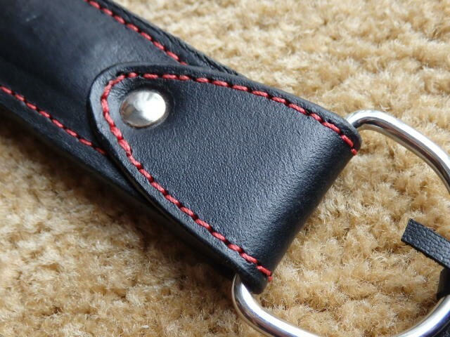Long Leather Paddle With TINY SPIKES and REINFORCED HANDLE GOTHIC - NEW