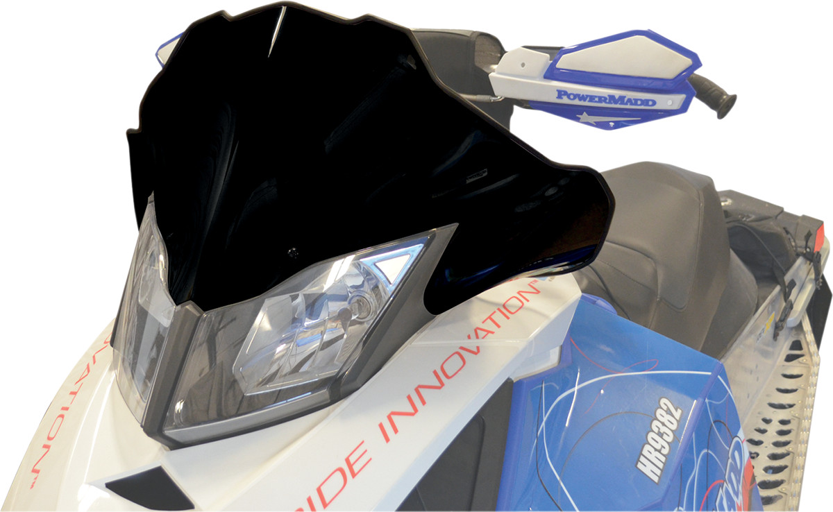 POWERMADD 13413 Cobra Windshield 12 Inch Low Black MX Z 500 TNT
