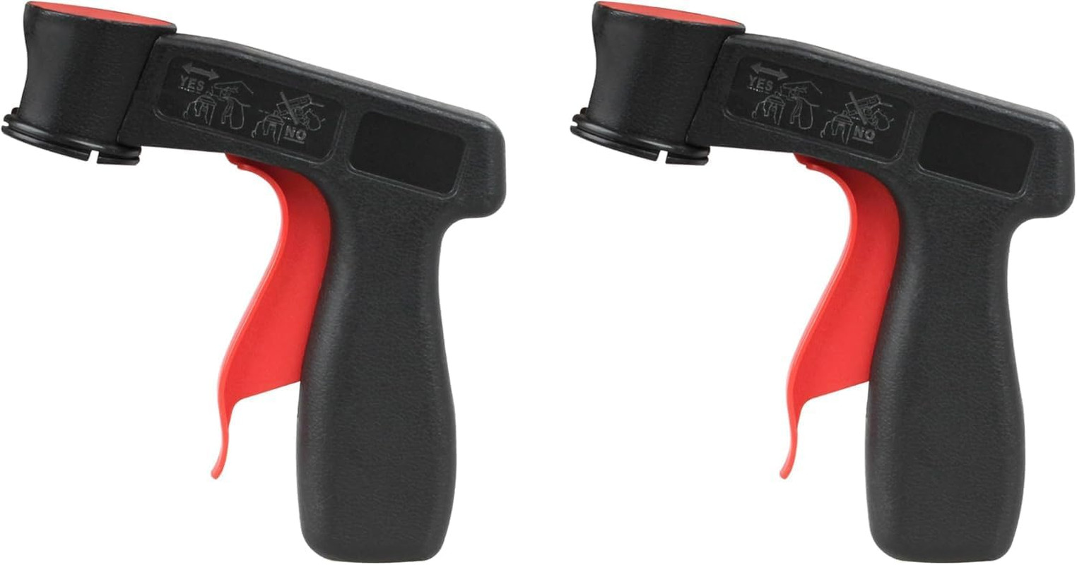 Aerosol Spray Can Trigger Handle 2-Pack Reusable Clip-On Grip Tool Adapters