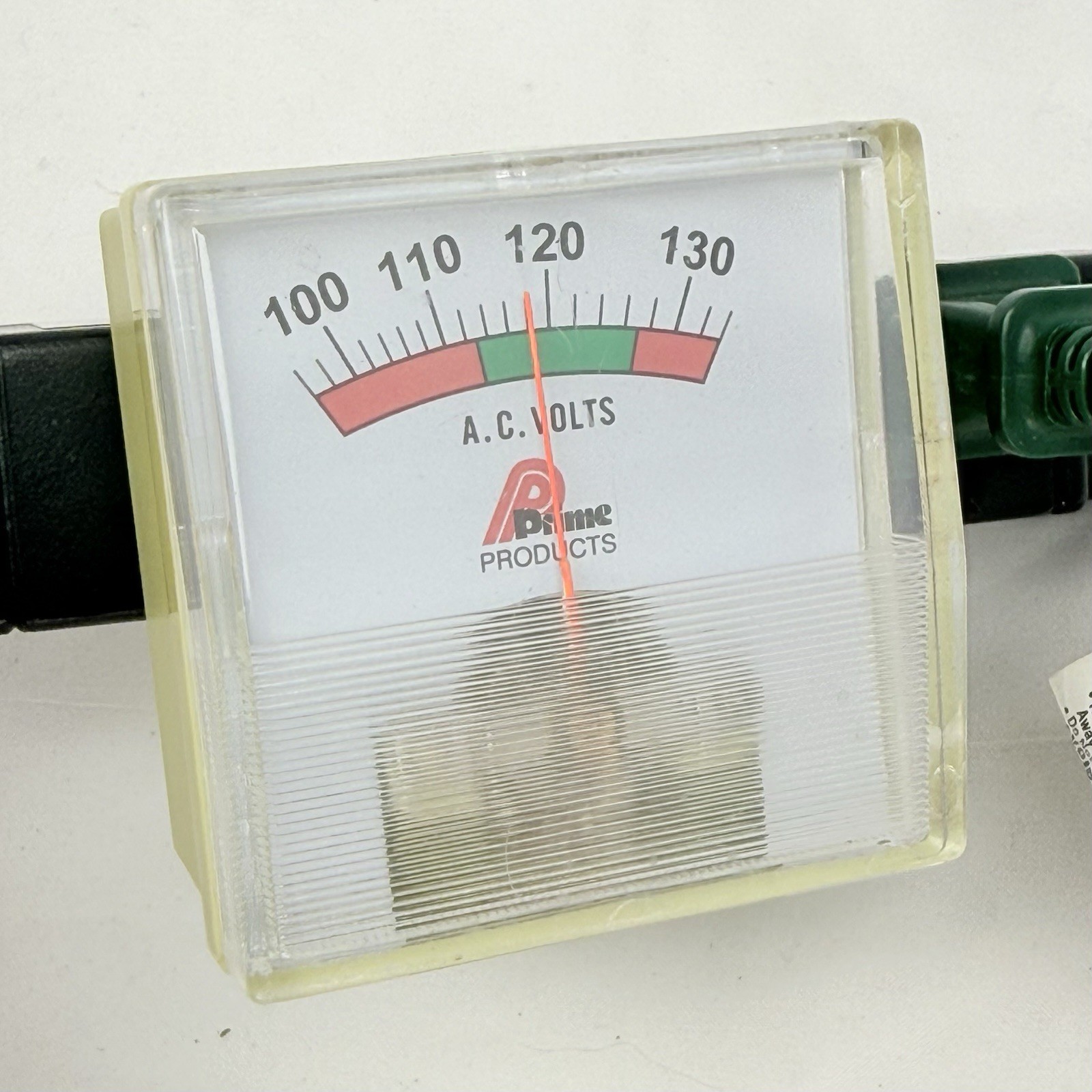 Vintage Prime Products AC Voltage Meter Line Voltage Tester Plug In 100-130V
