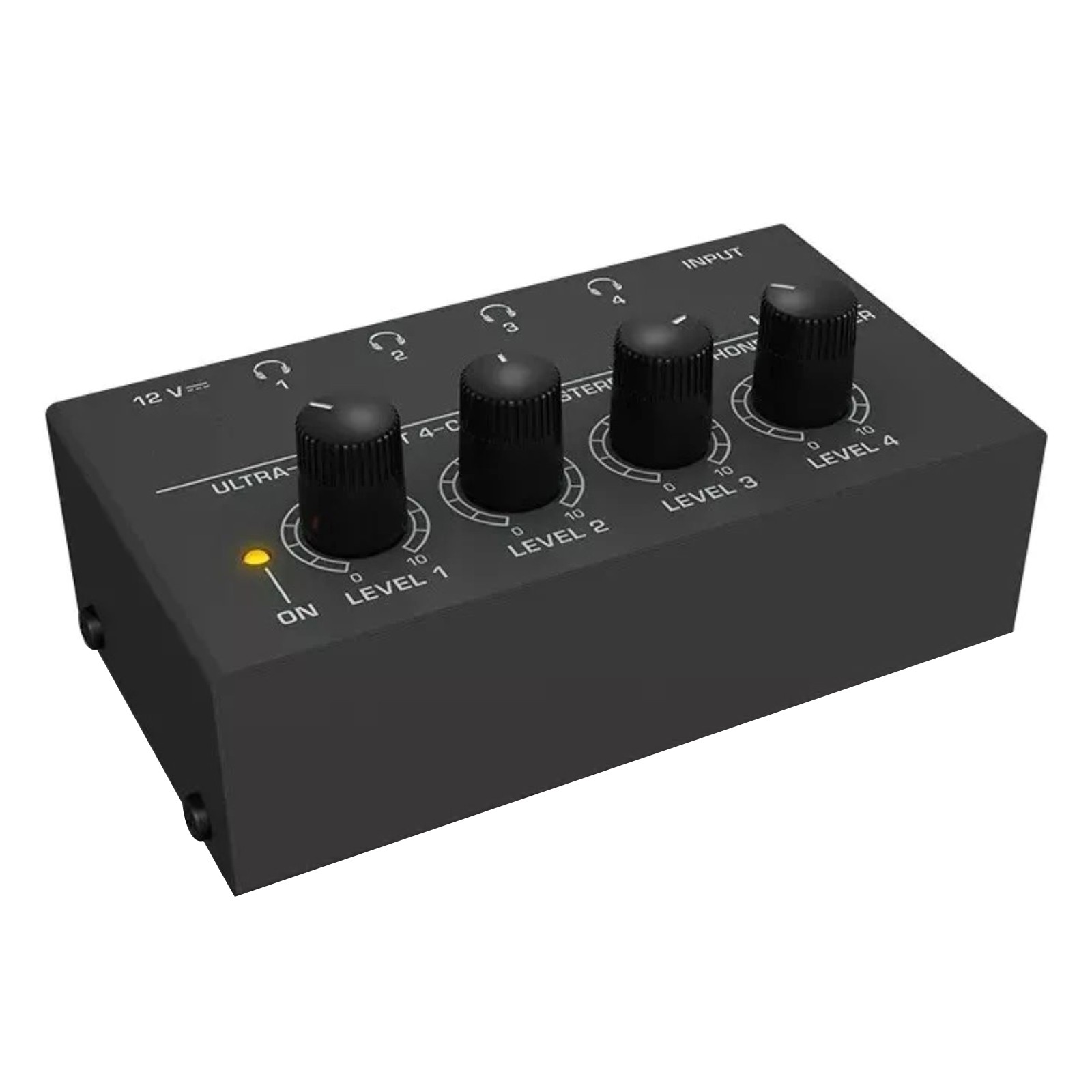 4 Channels Mini Stereo Headphone Ultra-Compact Audio Amplifier Accessories
