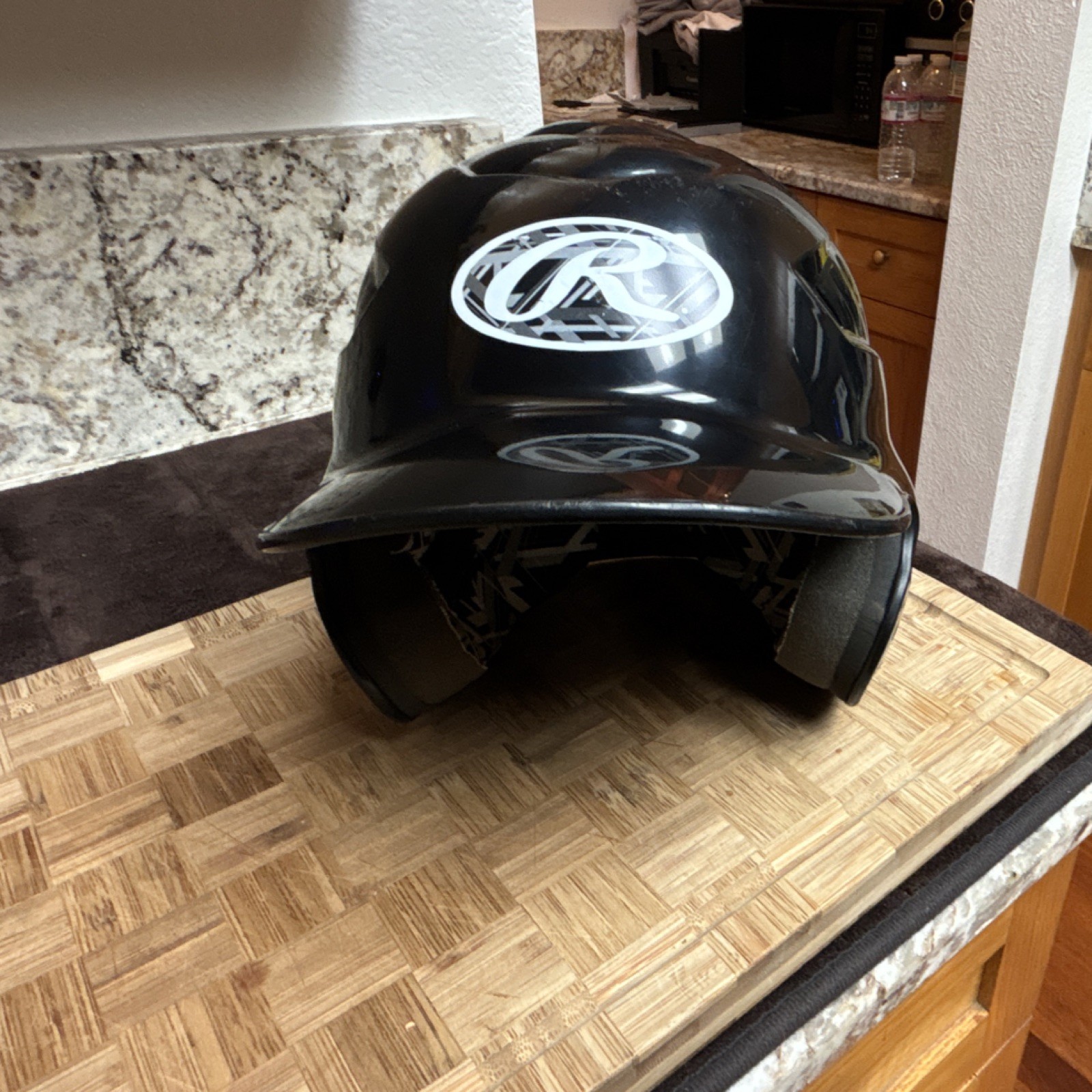 Rawlings CFTBH-R1 Black Baseball Softball Helmet Open Face Size 6 1/4-6 7/8