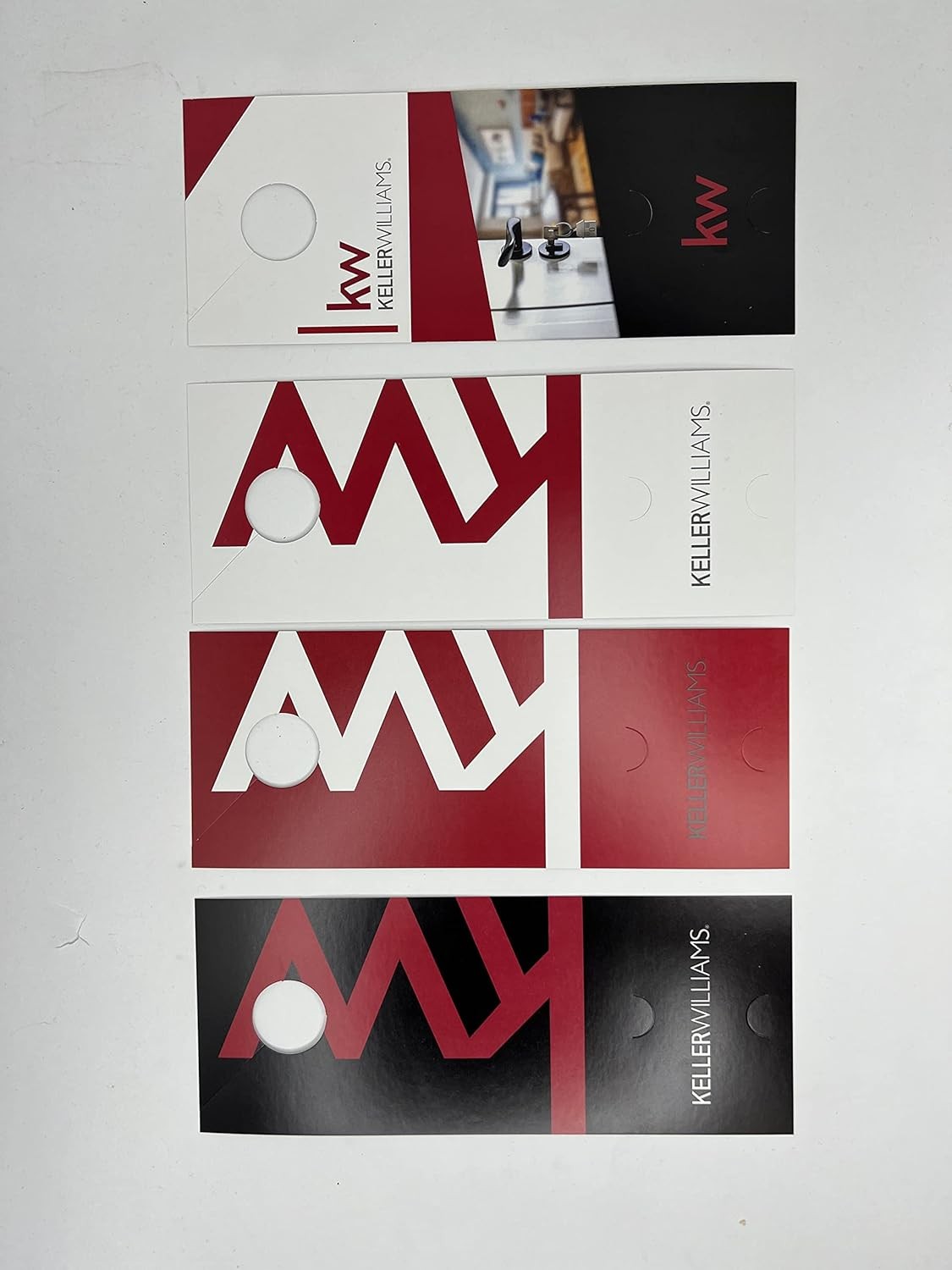 Keller Williams Door Hangers "Big-Black" 50 Pack
