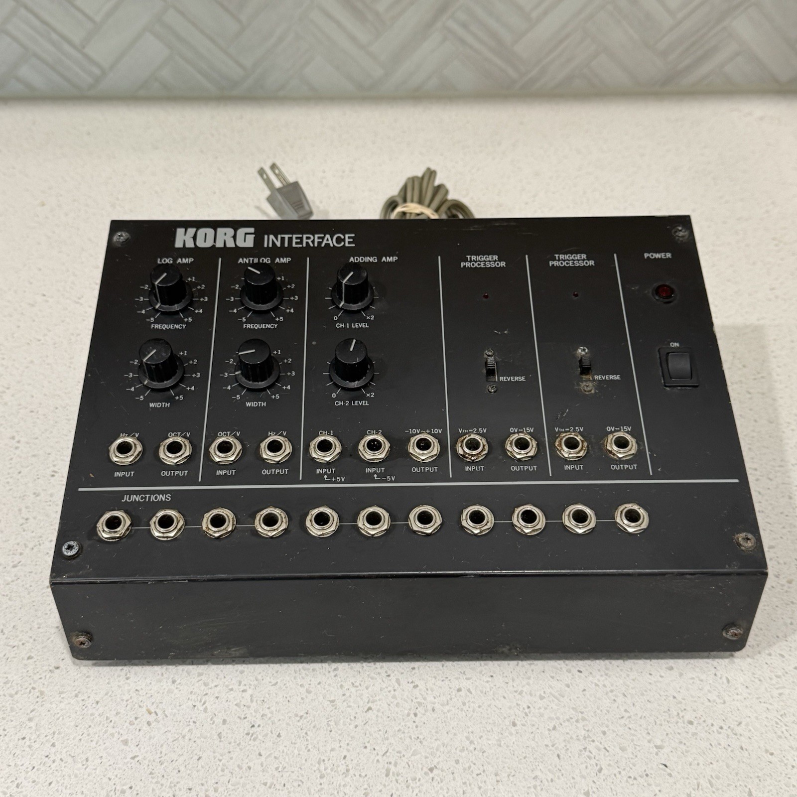 KORG MS-02 Vintage Synthesizer interface MS-Series - Powers On - UNTESTED AS IS