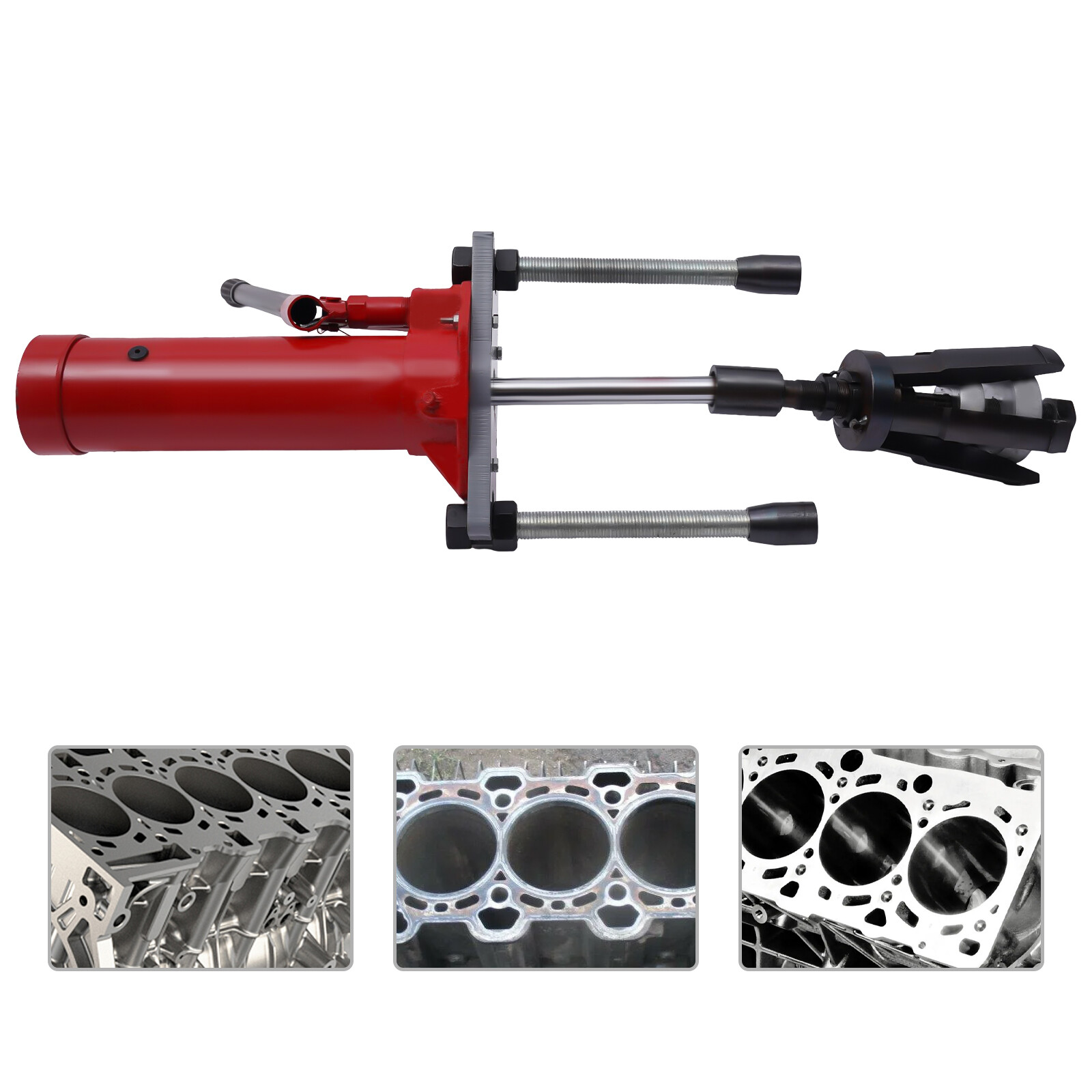 Cylinder Liner Puller, #45 Steel, 15 Ton Pulling Force, 80-135mm Inner Diameter