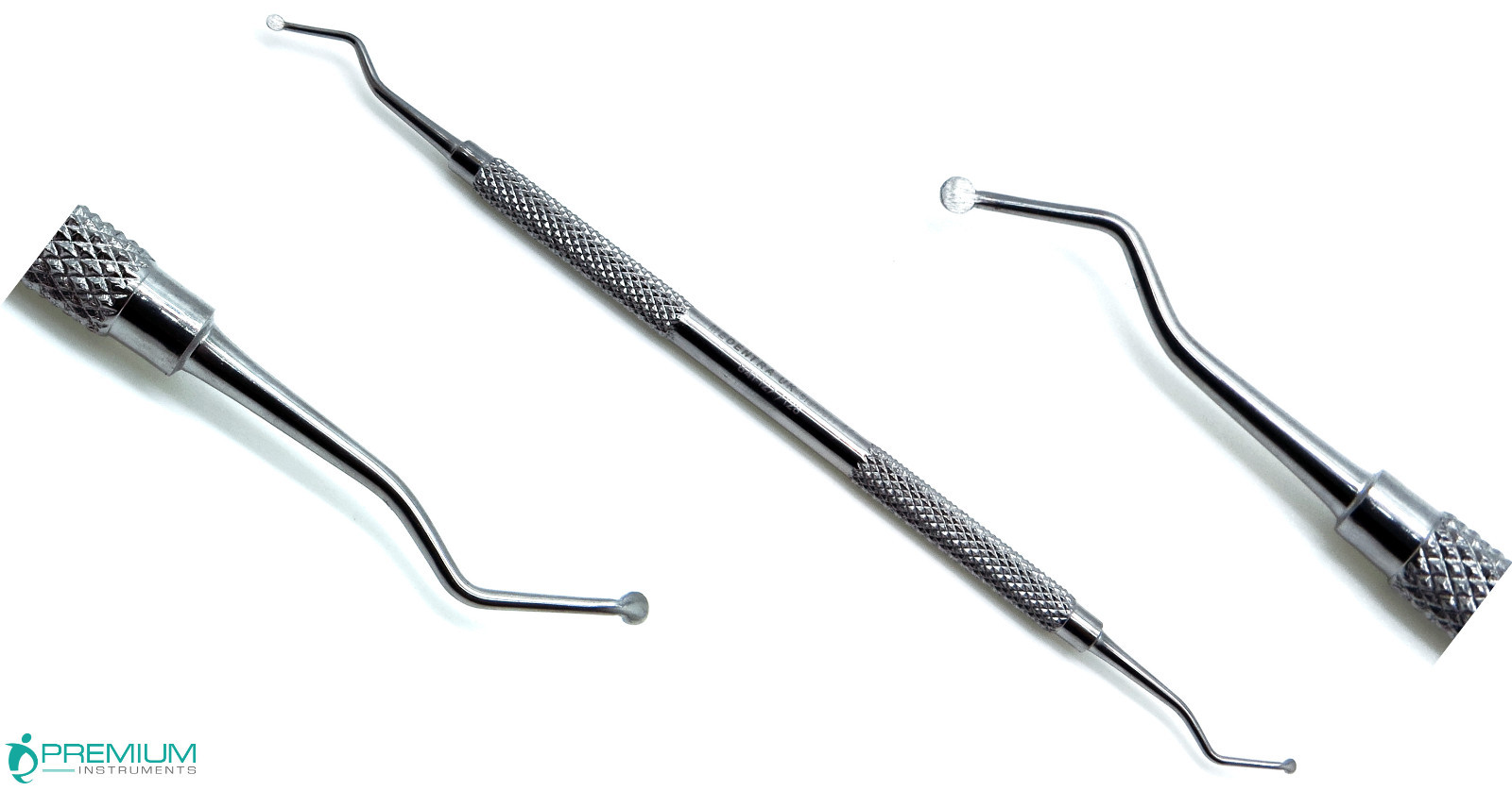 Dental Restorative Excavators 127/128, Spoons 2mm Double Ended Instruments