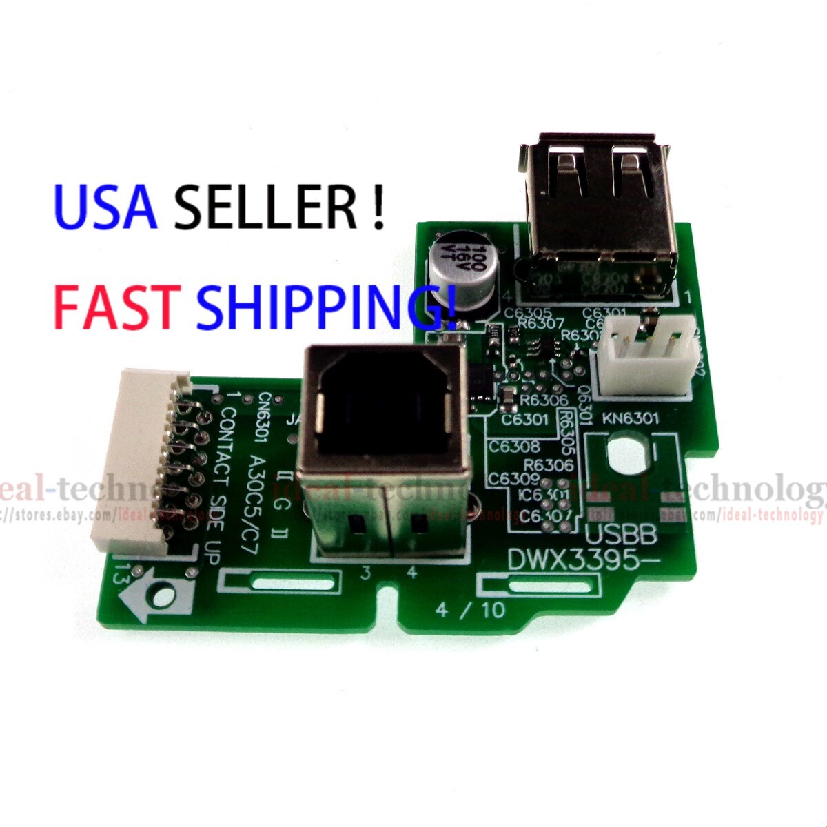 DWX3395 For Pioneer CDJ-2000nexus USB Socket Circuit Board Assembly US SHIP