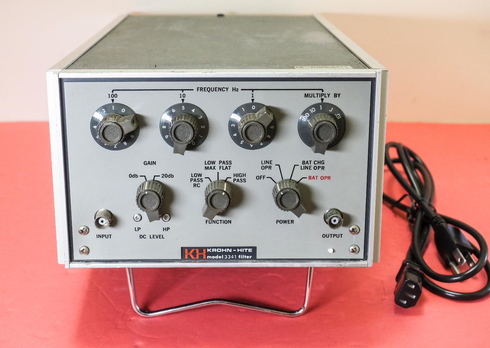 Krohn-Hite 3341 Low-Pass/High-Pass Active Filter, Tested & Working