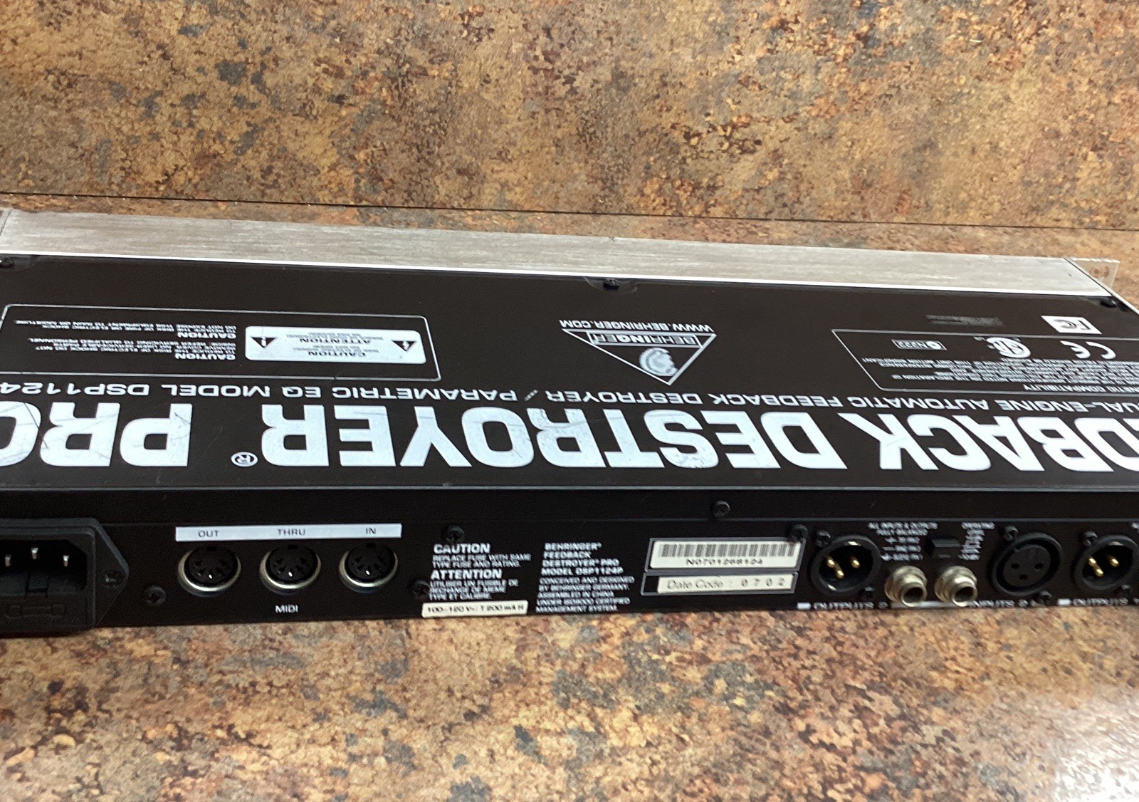 Behringer Feedback Destroyer Pro Model DSP 1124P