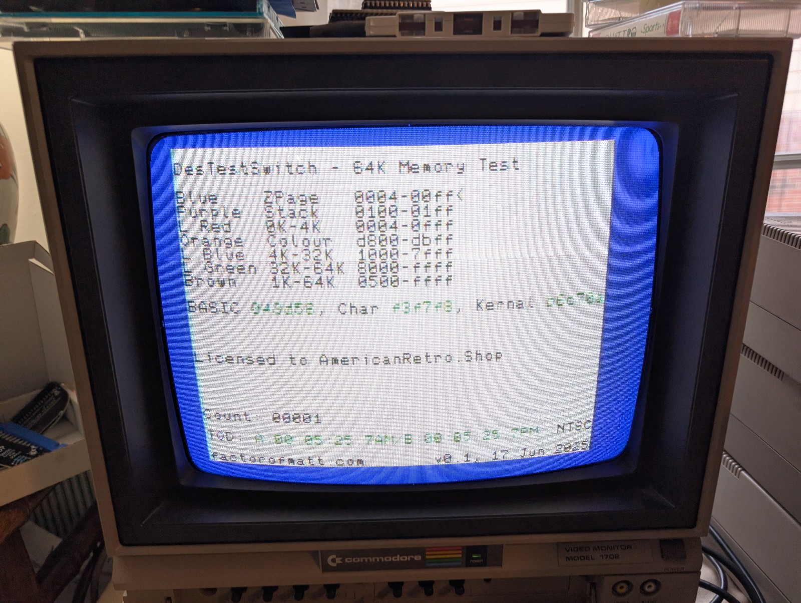 Commodore C64 - Refurbished, box and fully tested with power supply