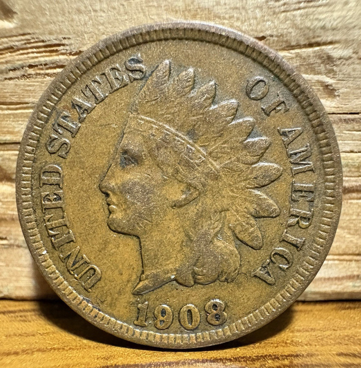 1908 INDIAN HEAD CENT