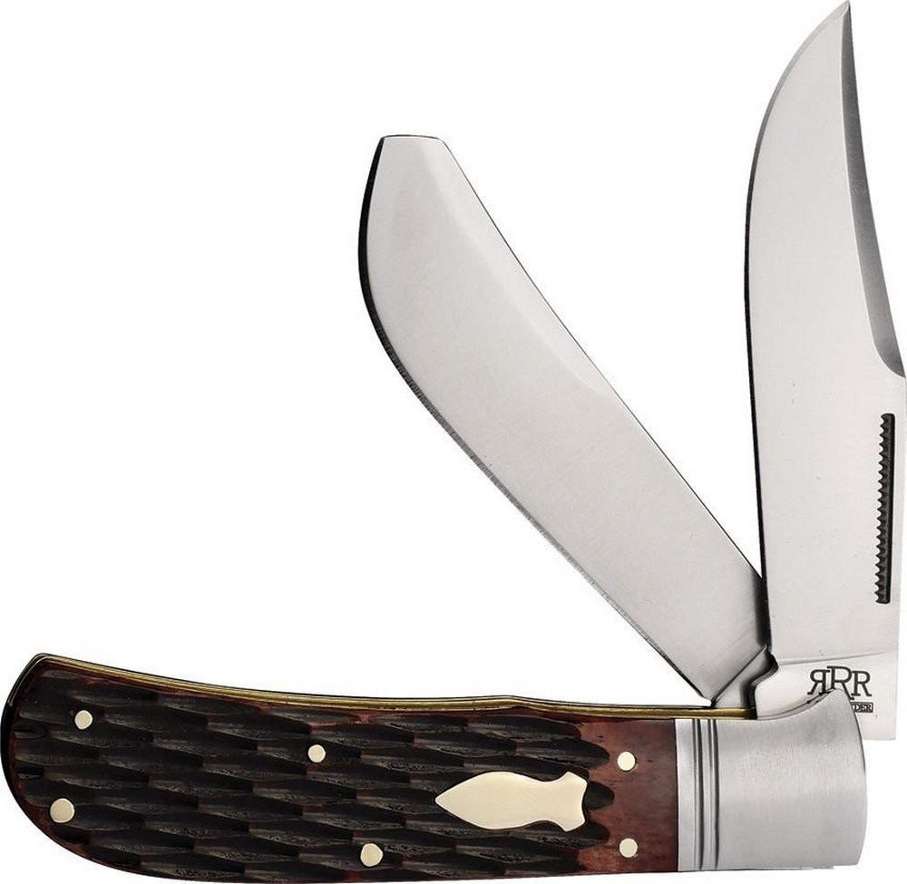Rough Rider Reserve Large Trapper Folding Knife Stainless Blades - RRR042 PK3030