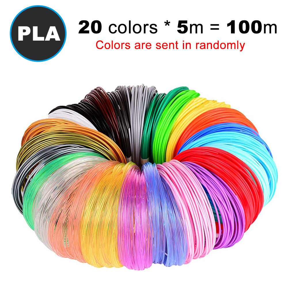 1.75mm 5M 20 Colors 3D Pen Filament PLA Melt Plastic Filaments Printing Filament