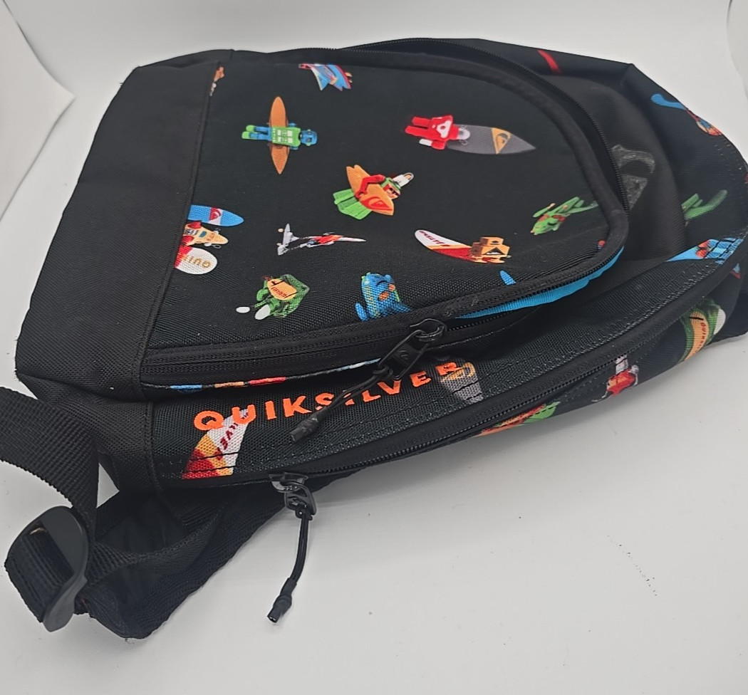 Rare Quiksilver MINI Backpack with Robots and Surfboards