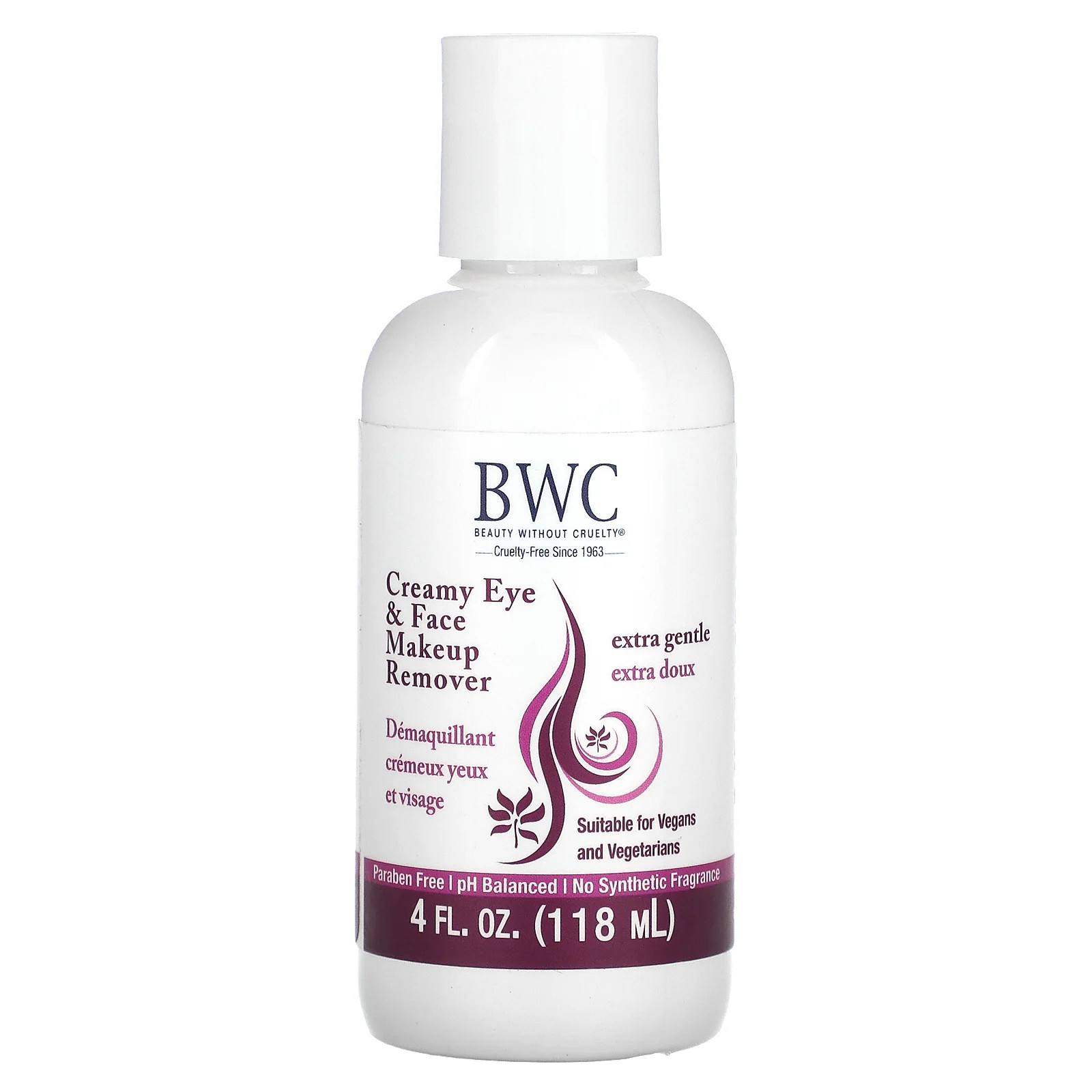 Creamy Eye & Face Makeup Remover, 4 fl oz (118 ml)