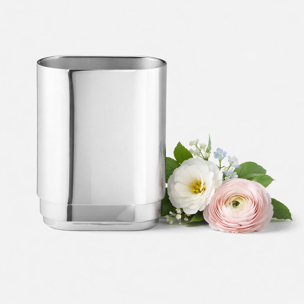 Georg Jensen Manhattan V ror Polished Stainless Steel,  cosmetic damage