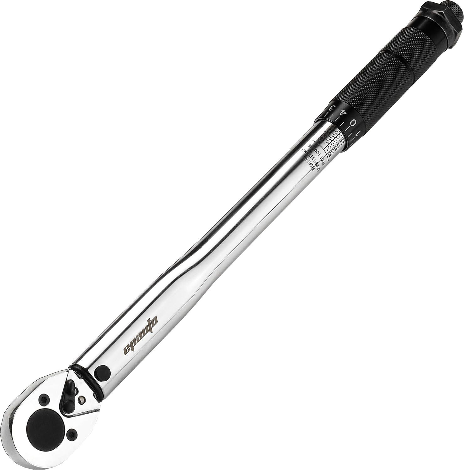 3/8 Inch Drive Click Torque Wrench 10-80 Ft Lb Adjustable Pro