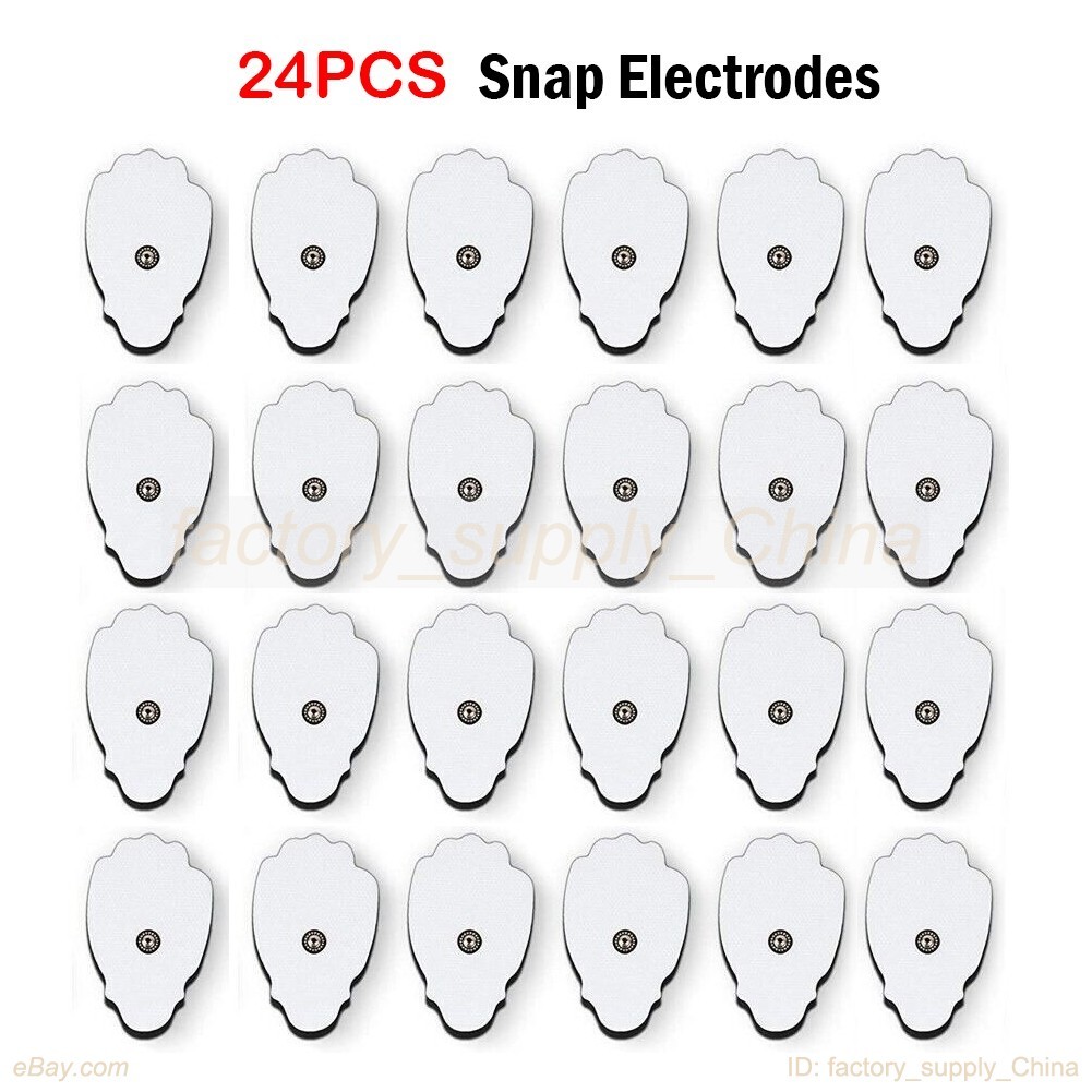 New 12Pairs Replacement Electrode Pads (24Pcs) - for Digital Massager Equipment