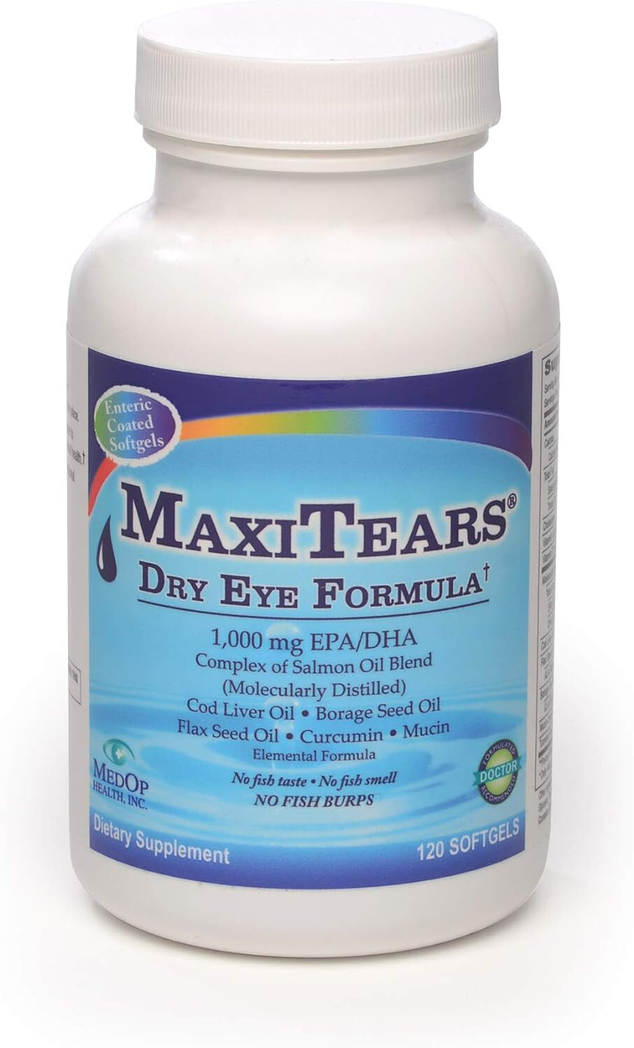 MaxiTears  Dry Eye Formula 120 softgels 1bottle EXP 06/2026