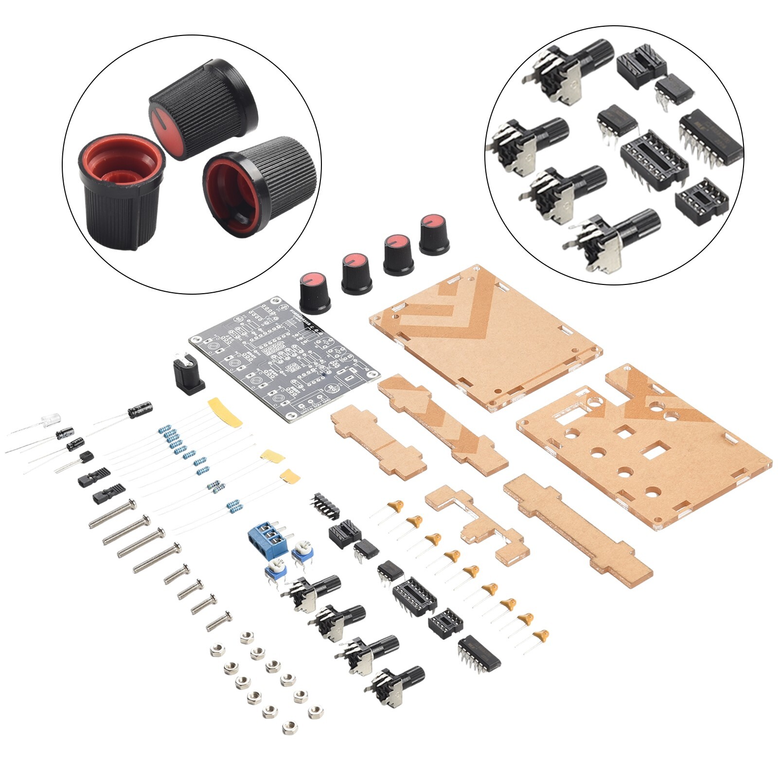 Low Distortion Sine Wave Signal Generator DIY Kit with Adjustable Bias Range