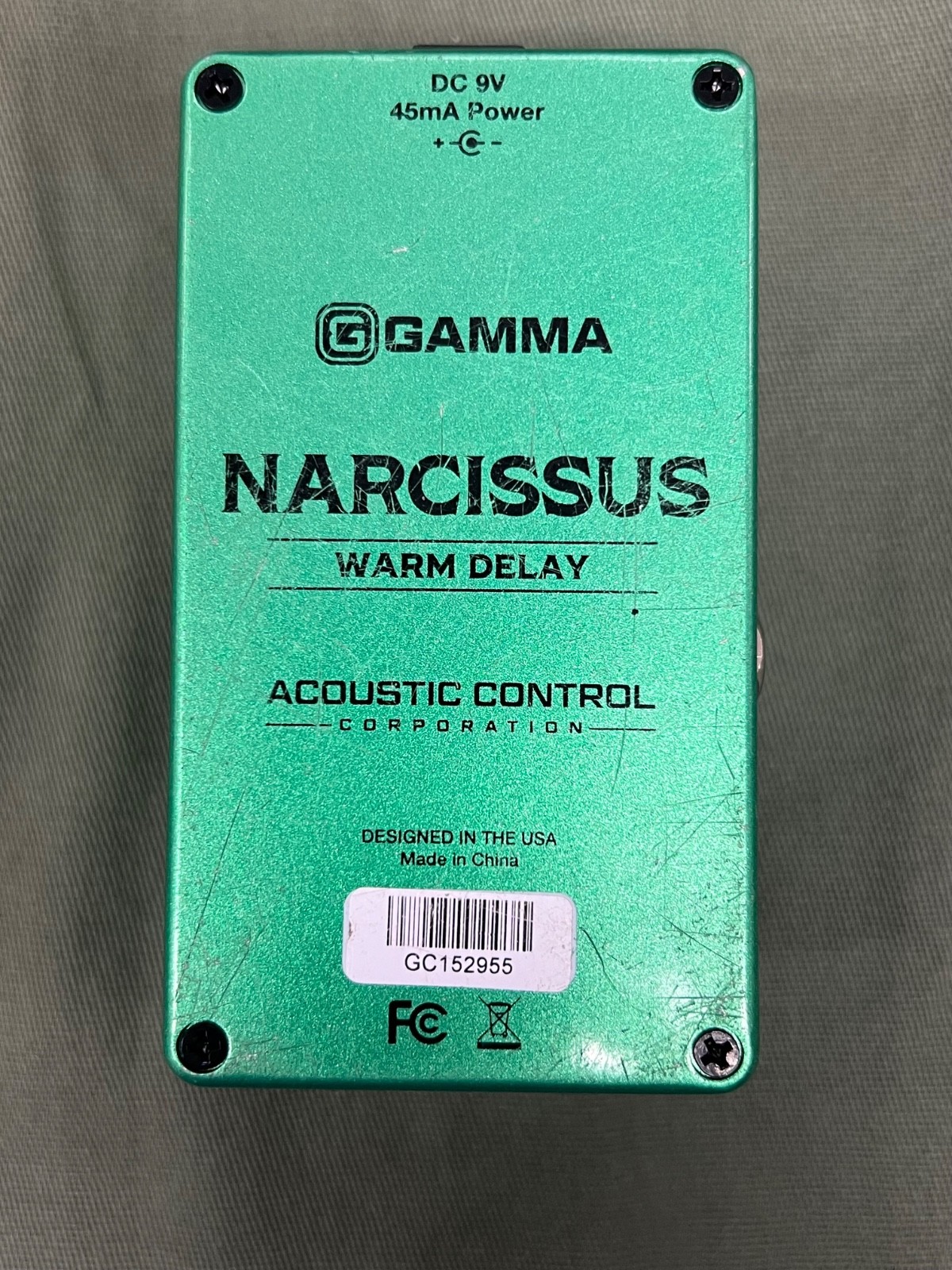 GAMMA Narcissus Warm Delay Effects Pedal (166214F)