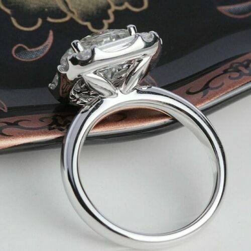 2.90 Ct Round Cut Lab-Created White Diamond Wedding Ring 925 Sterling Silver