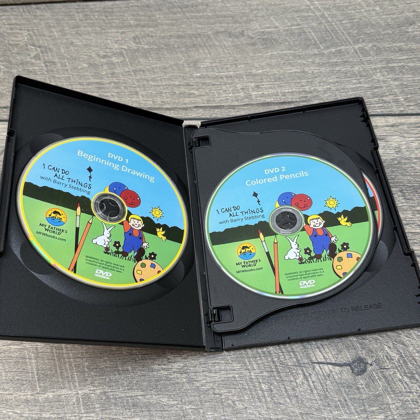 I Can Do All Things Beginning Drawing & Painting DVD by Stebing (4-Disc Set)