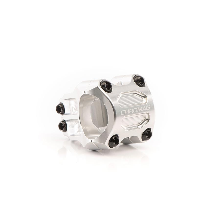 Chromag RIZA Stem 38mm Stem Length 35mm Bar Clamp 28.6mm Clamp Dia Silver