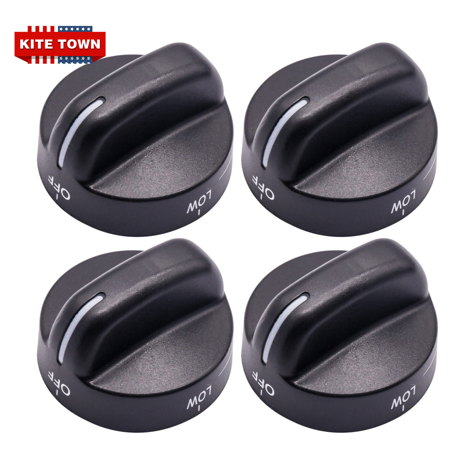 4 Pcs Gas Stove Range Burner Oven Knobs For Whirlpool 8273103 Super Capacity 465