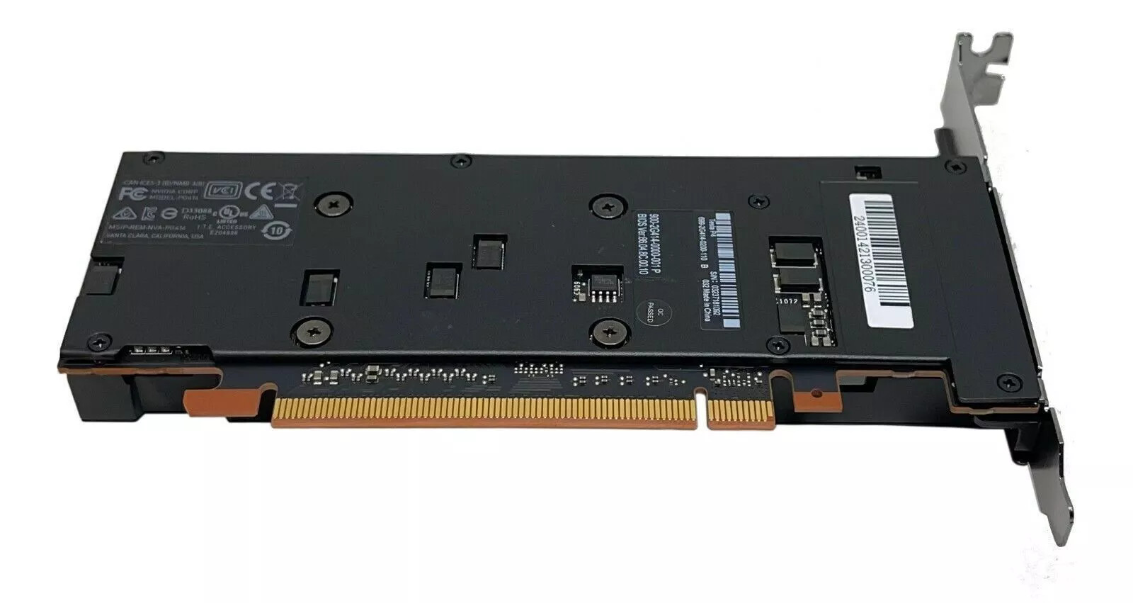 Nvidia Tesla P4 8GB GPU Graphics Card GDDR5 Supermicro PCI-E with Both Brackets
