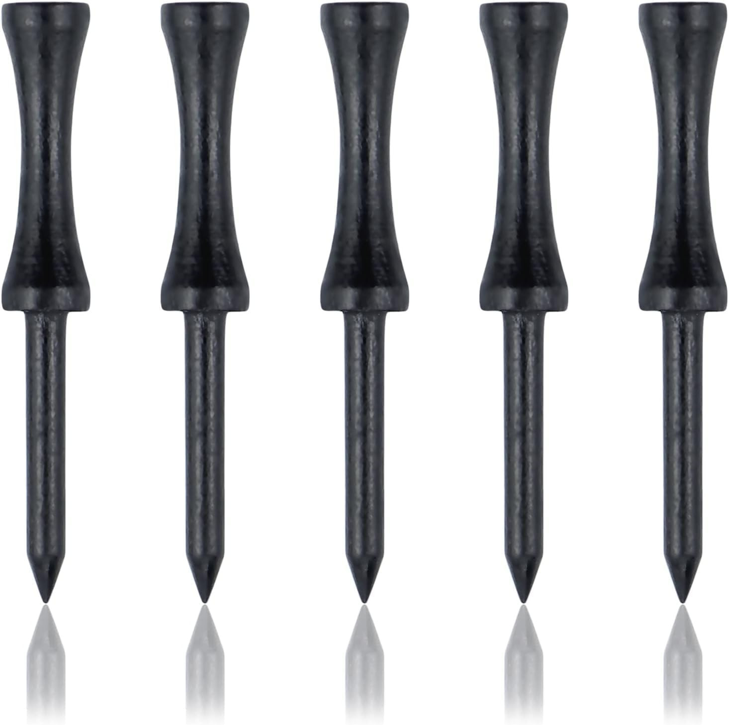 Step down Golf Tees 2-1/8"Or 2-3/4"Or 3-1/4" 100 Count Wooden Golf Castle Tees