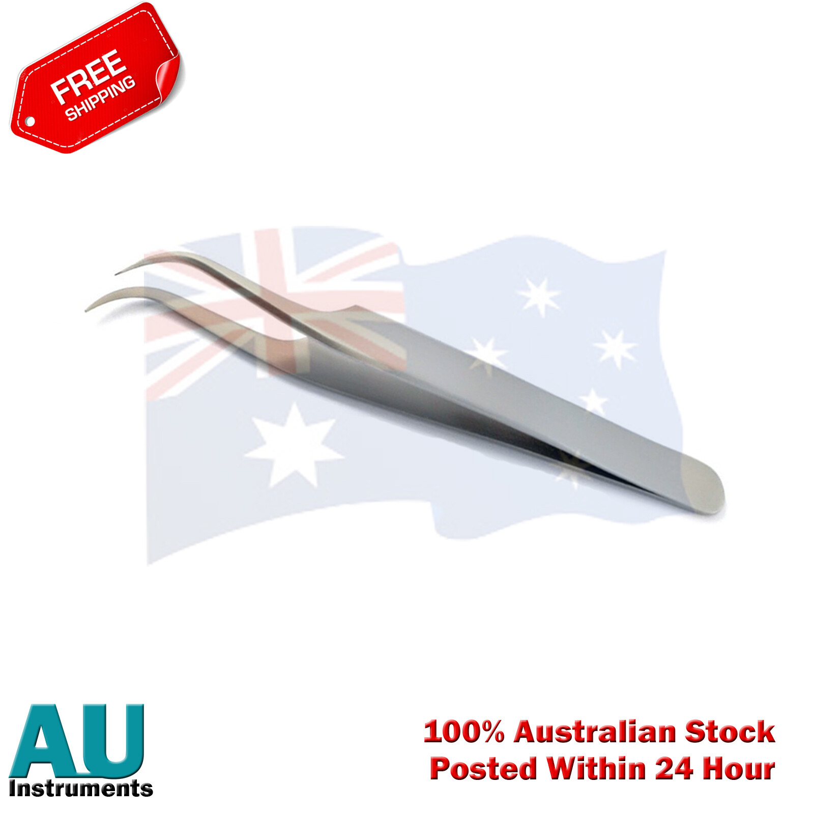 Dental Cotton Dressing Forceps Bracket Holding Tweezer Reverse Action Placing
